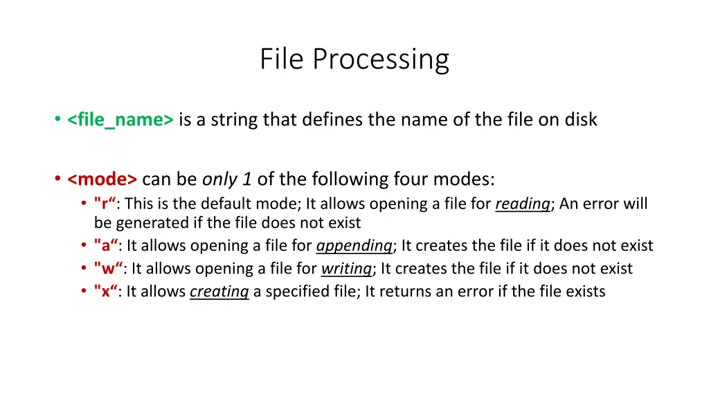 file processing 1