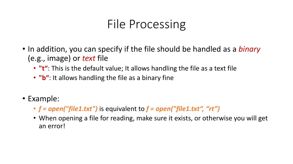 file processing 2