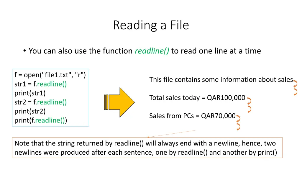 reading a file 3