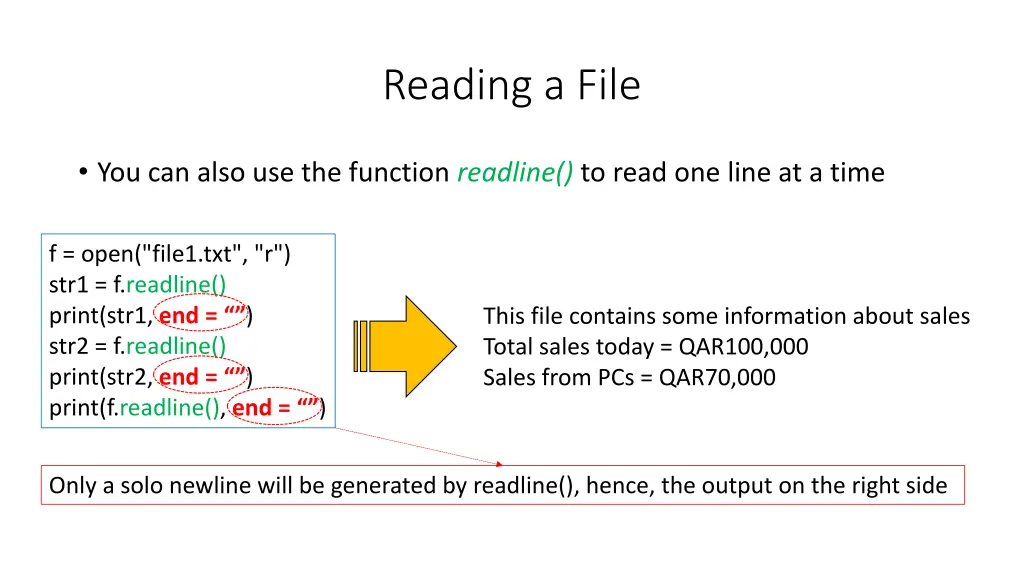 reading a file 4