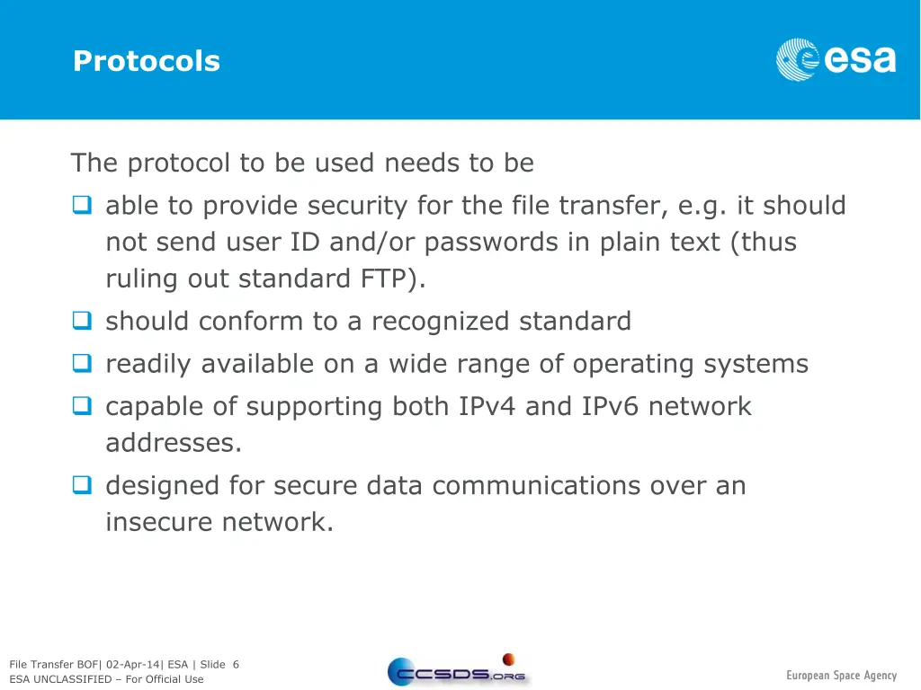 protocols