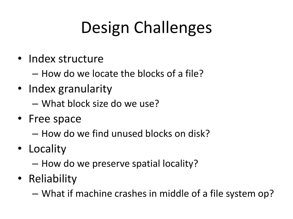 design challenges