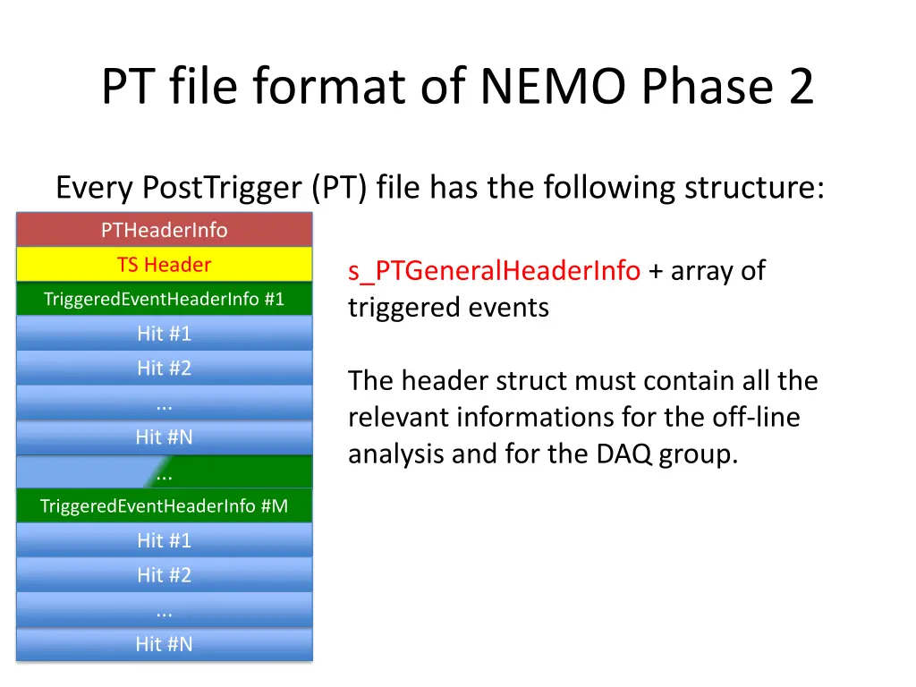 pt file format of nemo phase 2