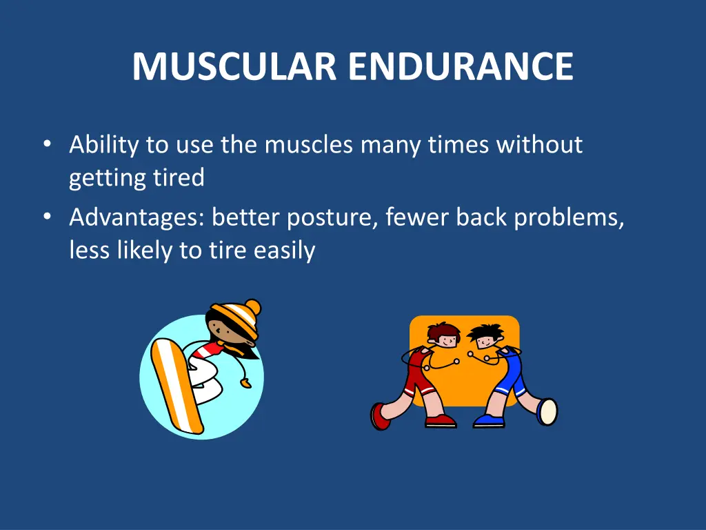 muscular endurance