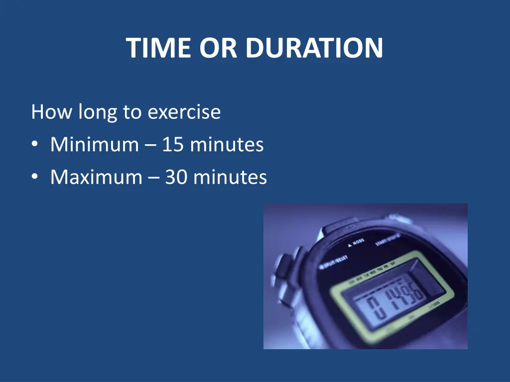 time or duration