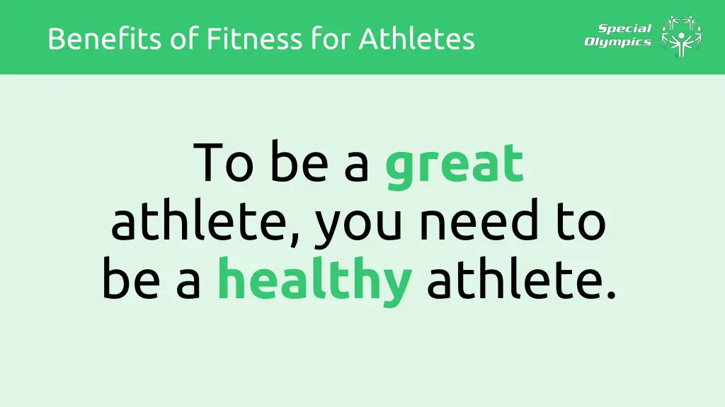 benefits of fitness for athletes 1