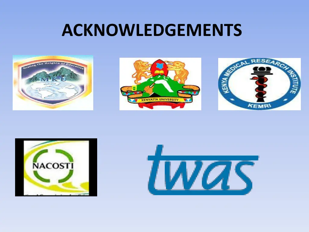 acknowledgements