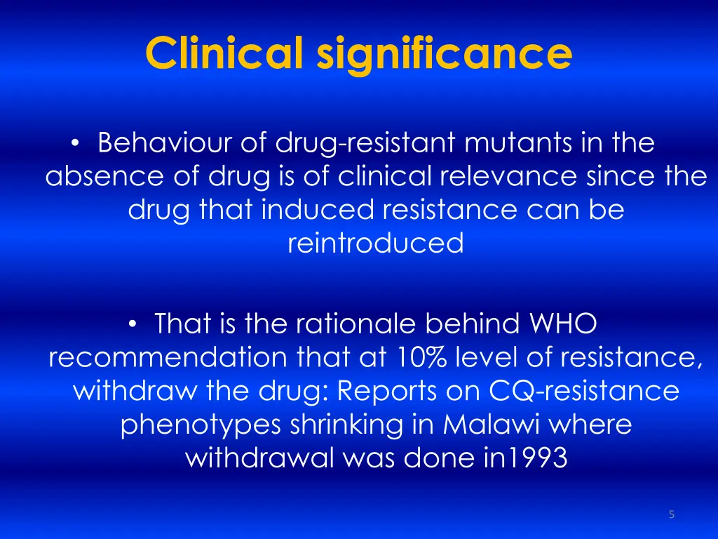 clinical significance