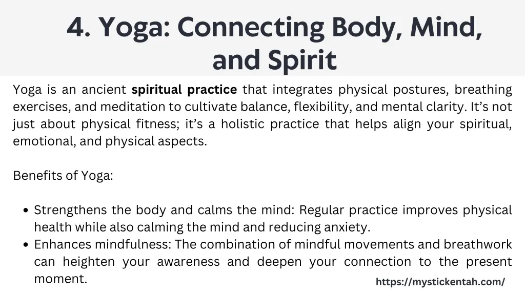 4 yoga connecting body mind and spirit yoga