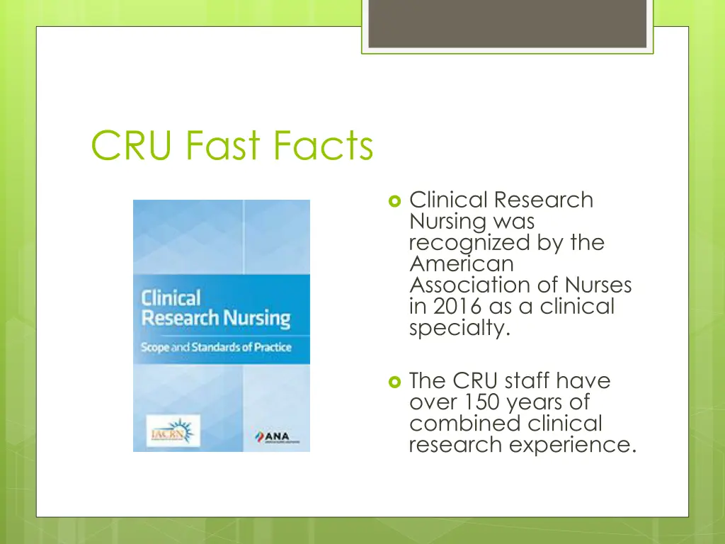 cru fast facts 2