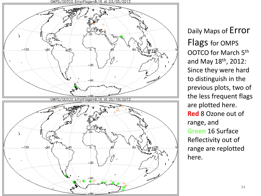 daily maps of error flags for omps ootco 1