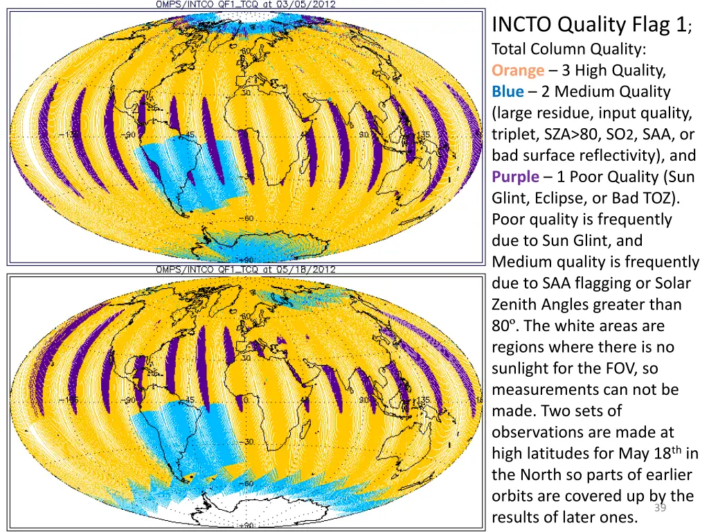 incto quality flag 1 total column quality orange