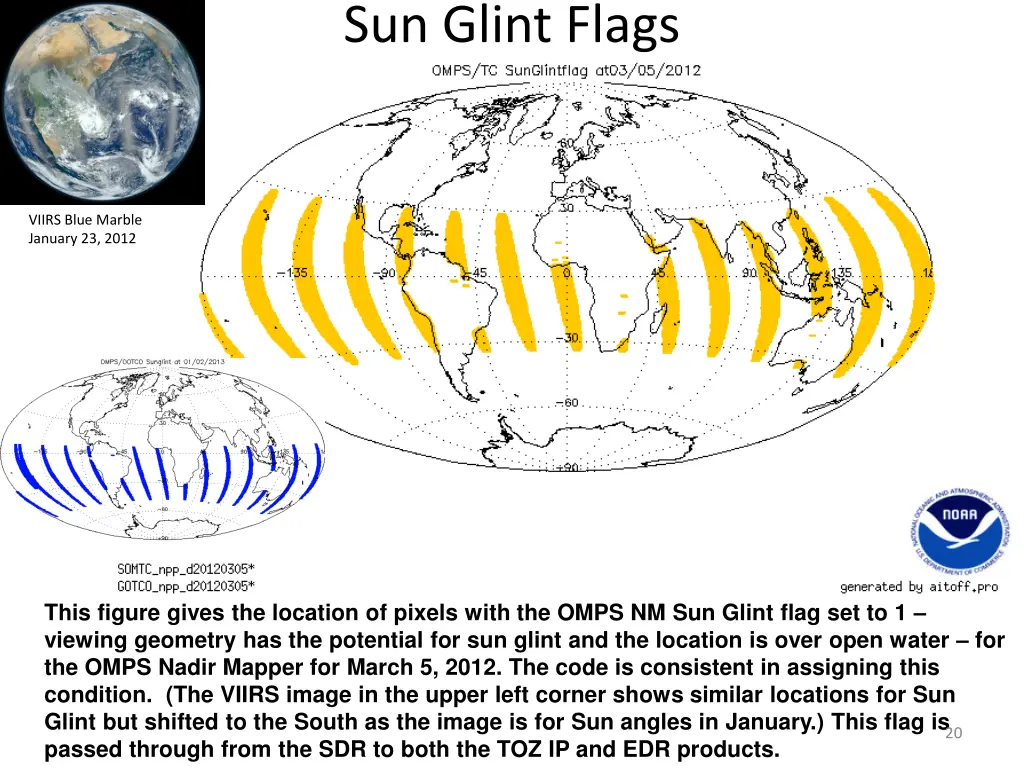 sun glint flags