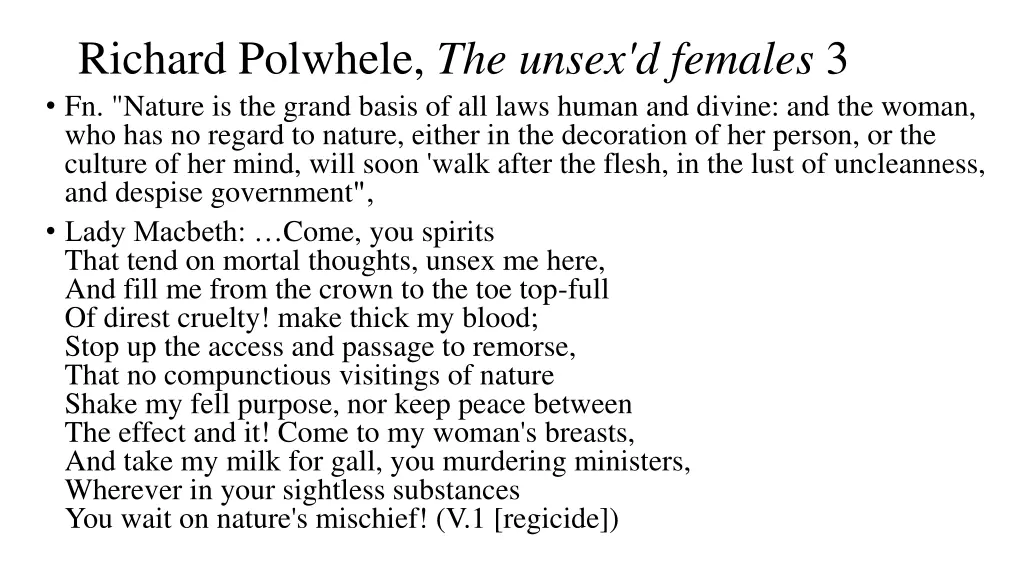 richard polwhele the unsex d females 3 fn nature