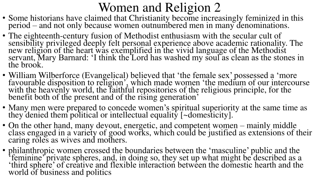 women and religion 2