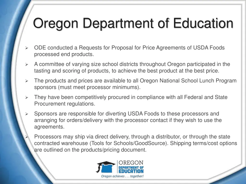 oregon department of education 1