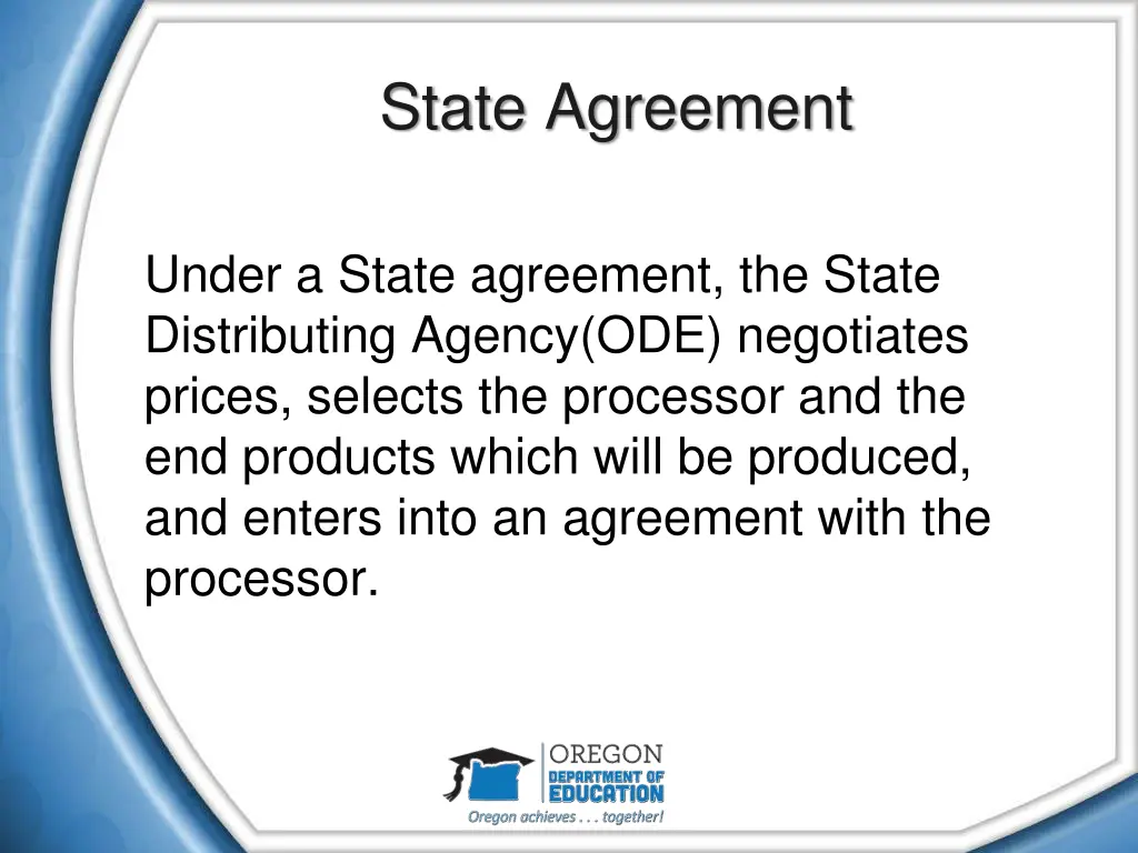 state agreement