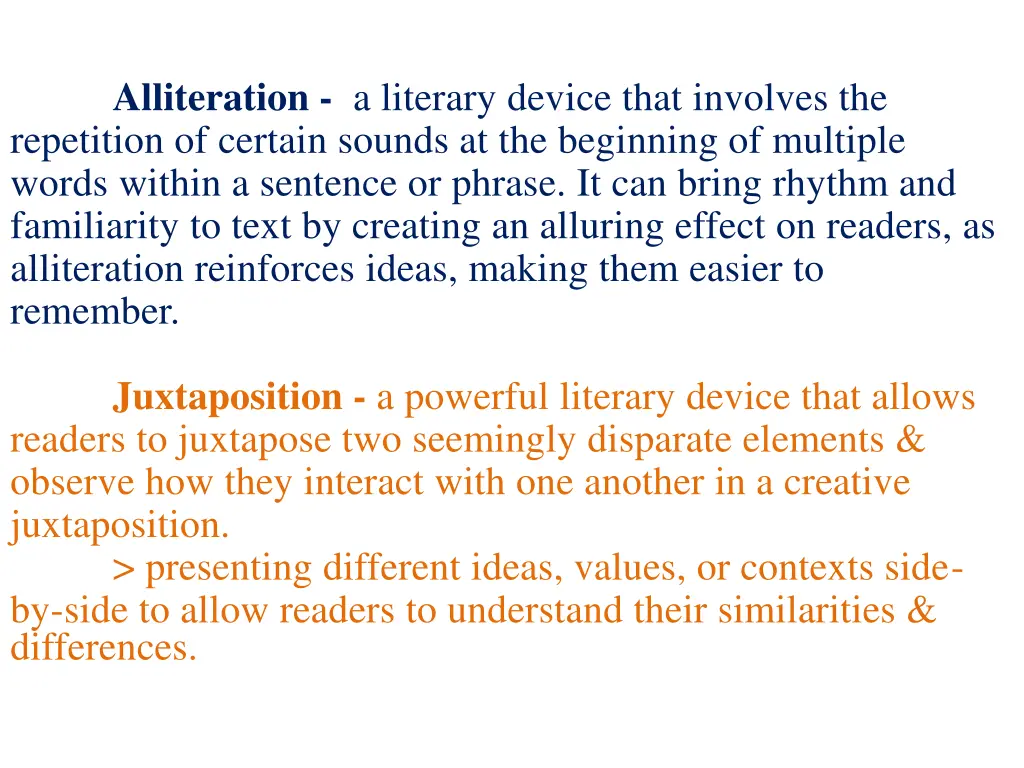 alliteration a literary device that involves