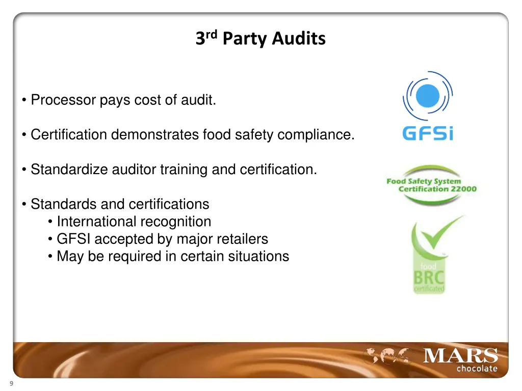 3 rd party audits 1