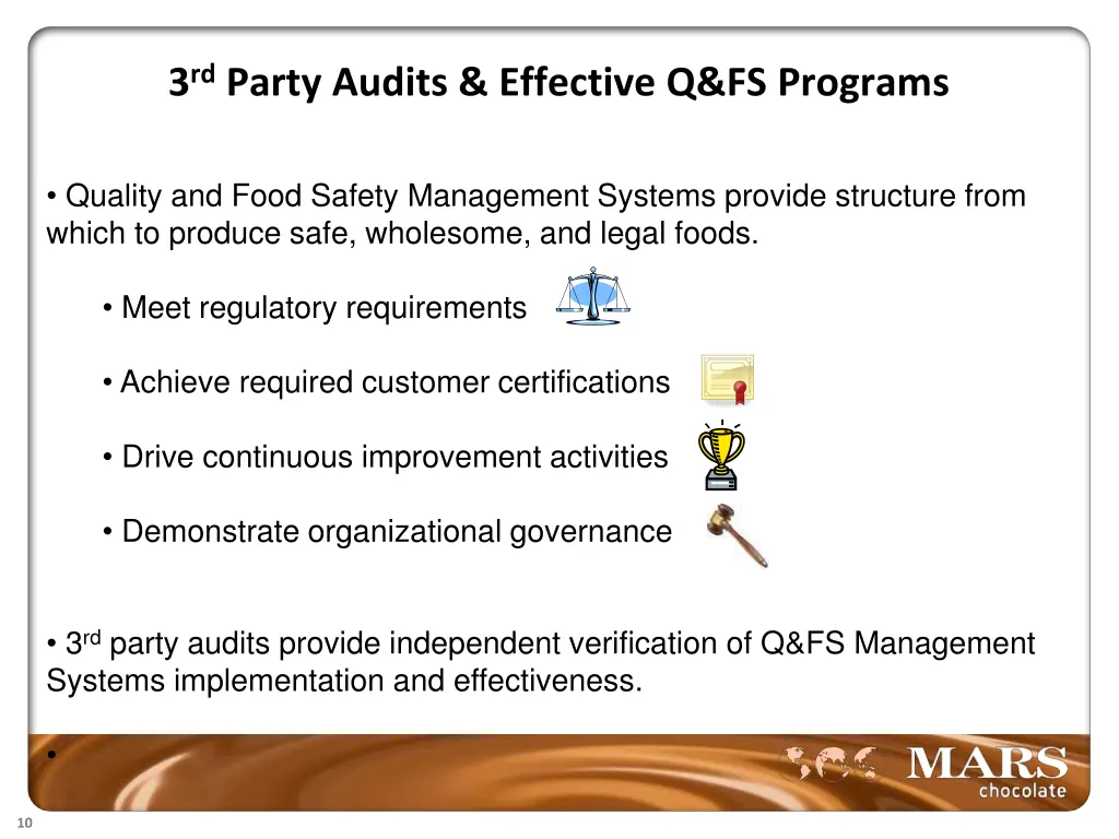 3 rd party audits effective q fs programs