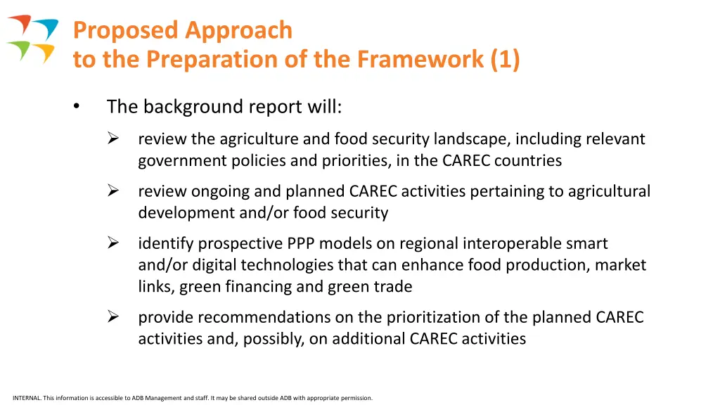 proposed approach to the preparation 1