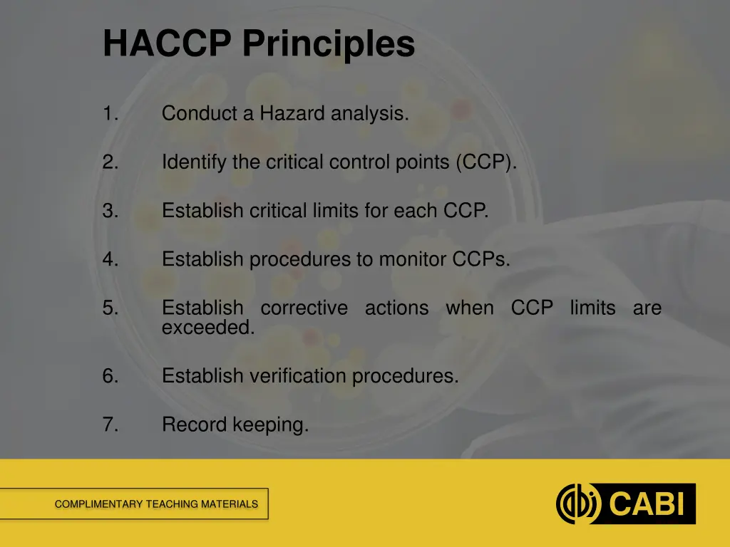 haccp principles