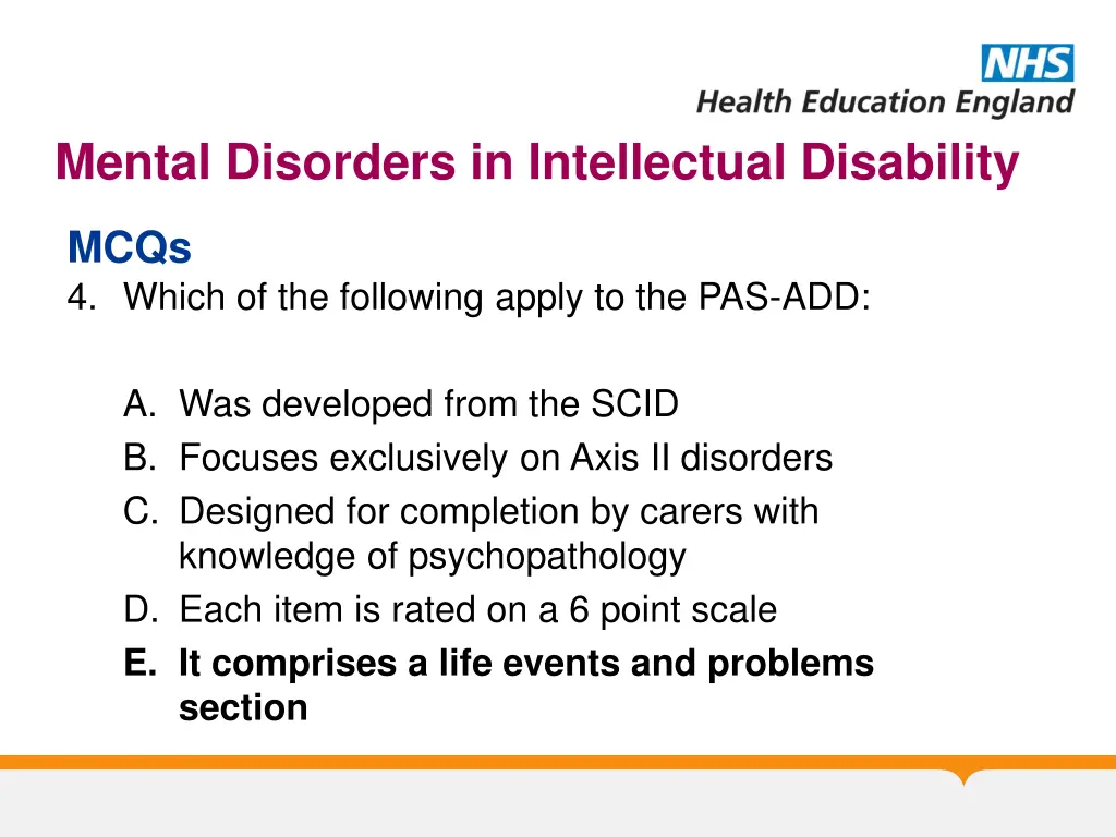 mental disorders in intellectual disability 9