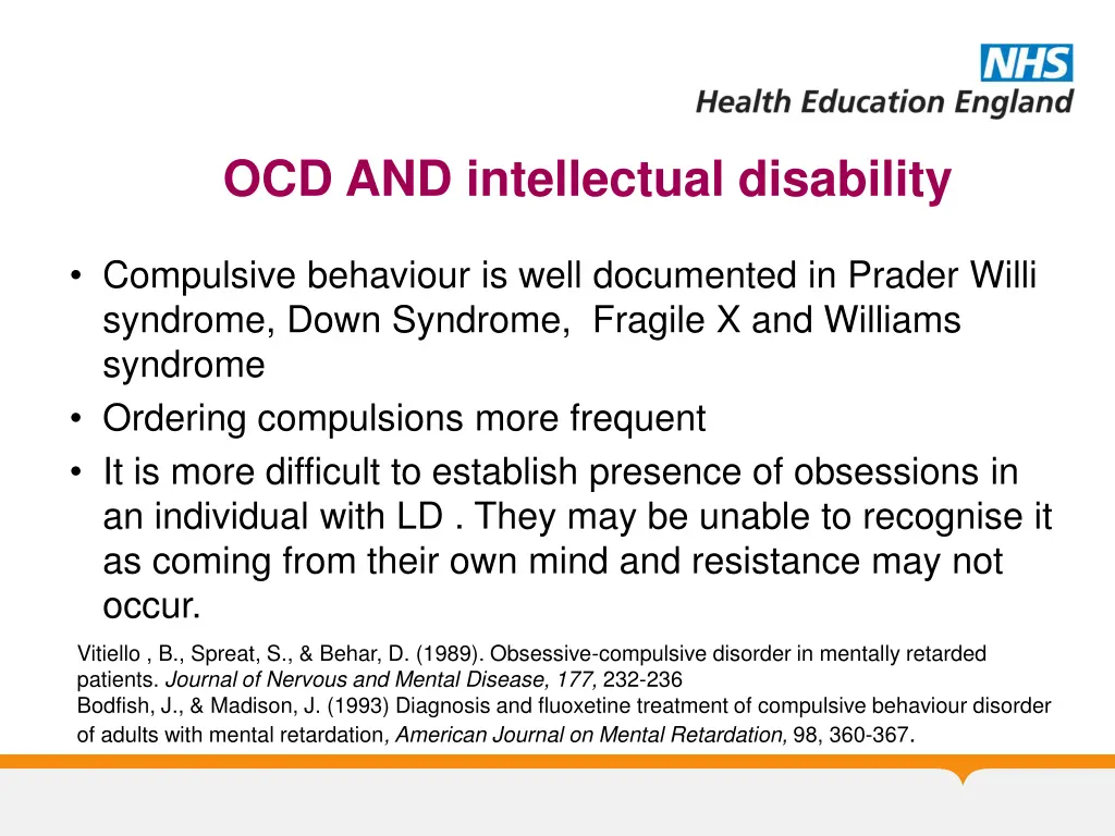 ocd and intellectual disability 1