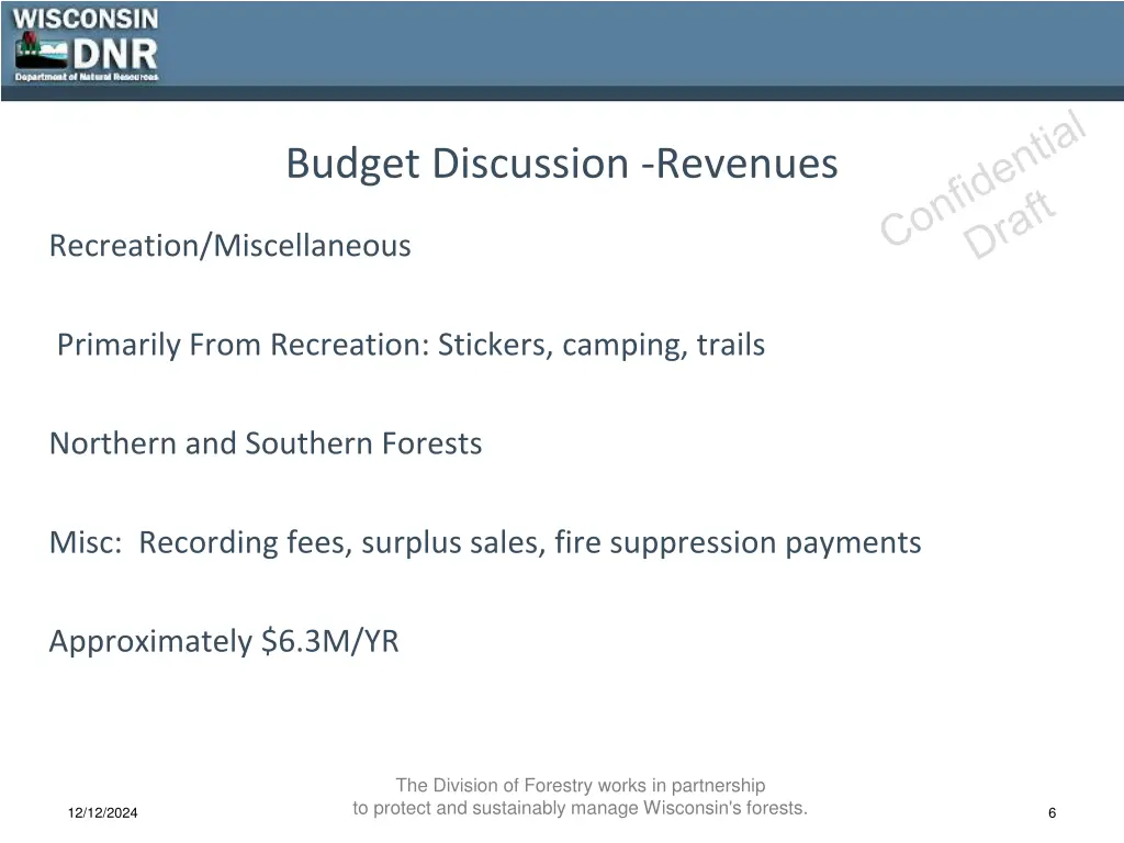 budget discussion revenues 3