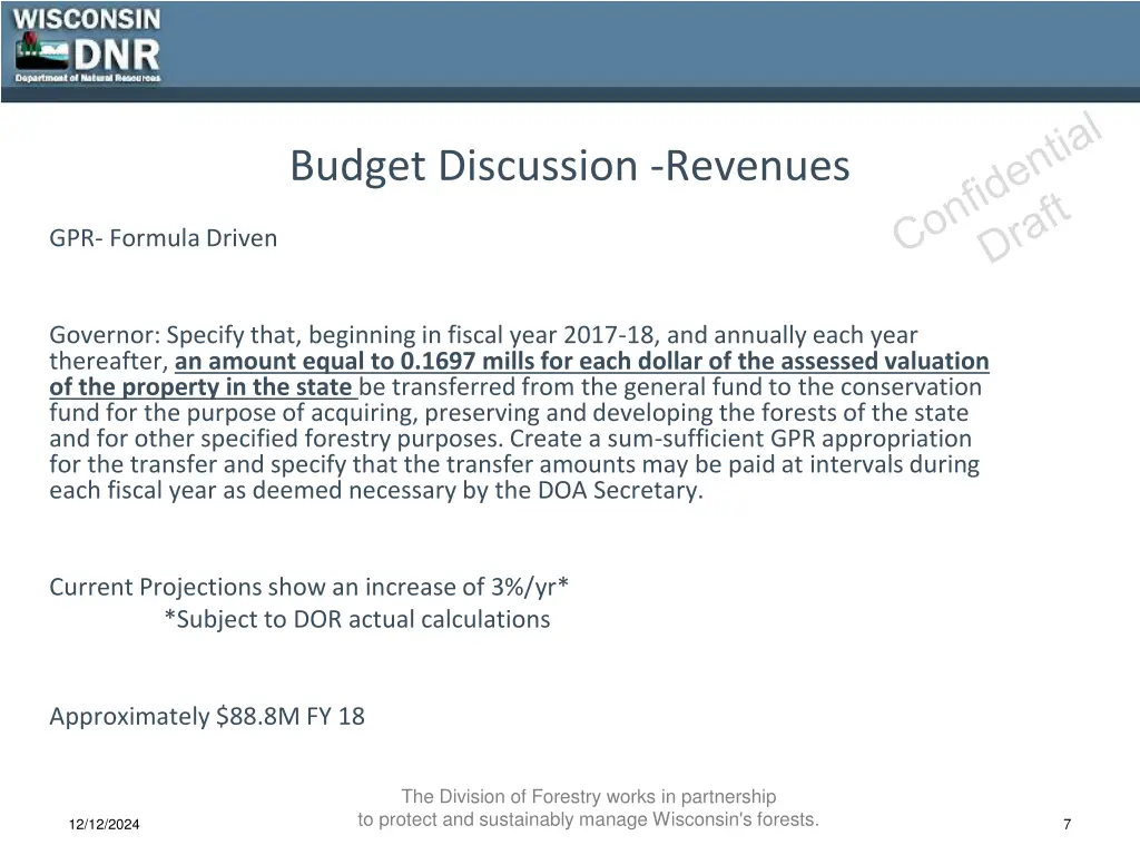 budget discussion revenues 4