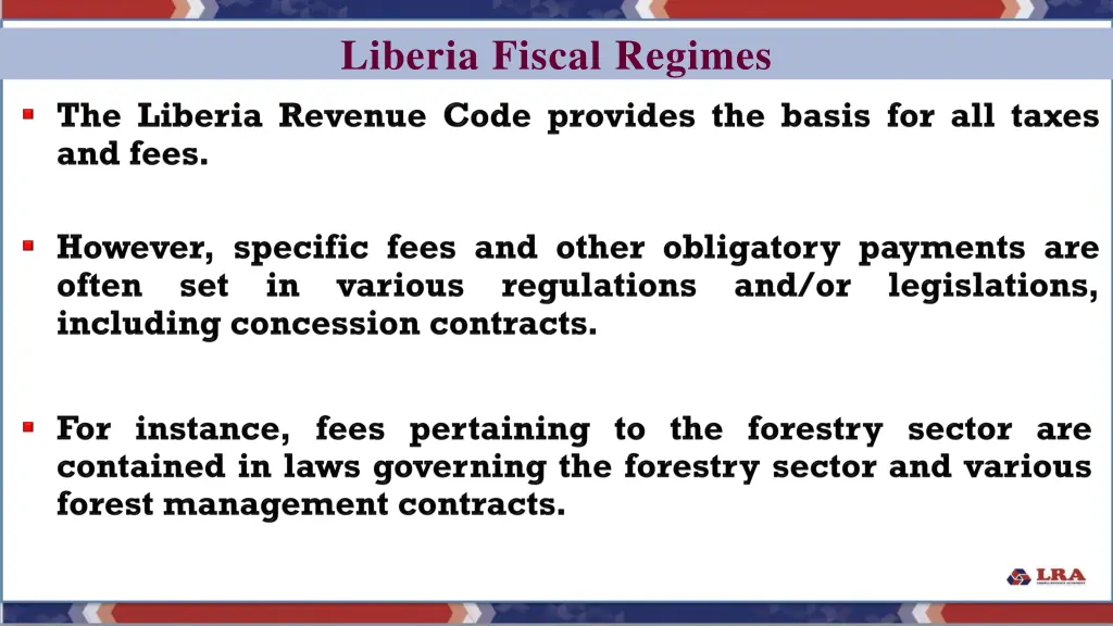 liberia fiscal regimes 1