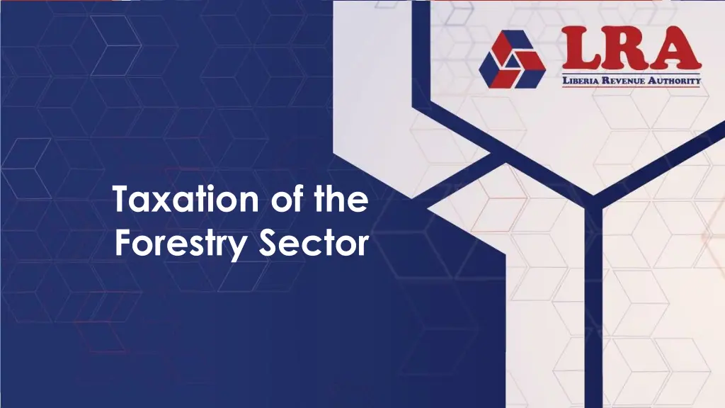 taxation of the forestry sector