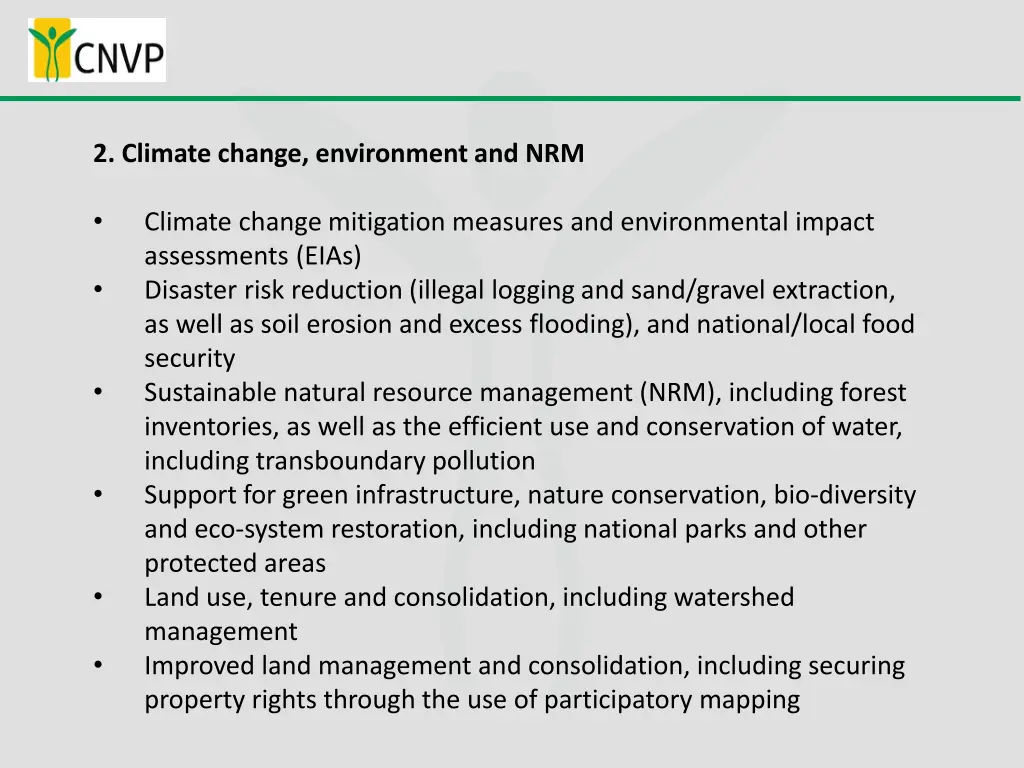 2 climate change environment and nrm