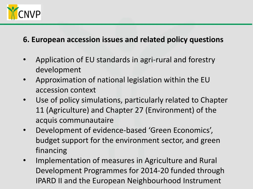 6 european accession issues and related policy