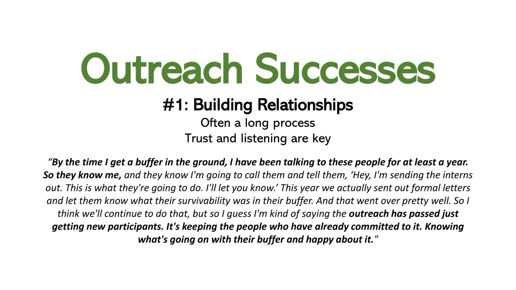 outreach successes outreach successes 1 building