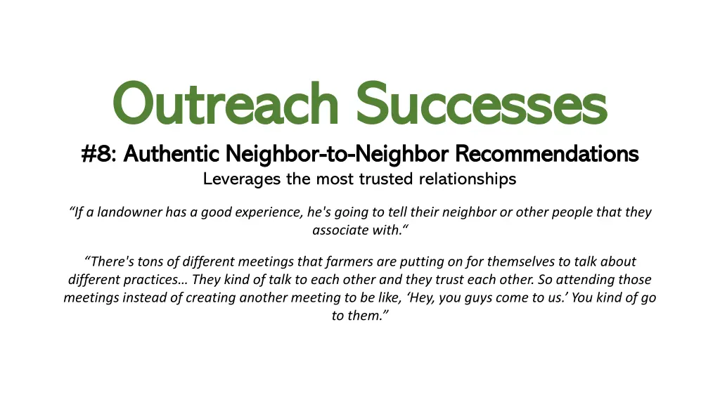 outreach successes outreach successes 8 authentic