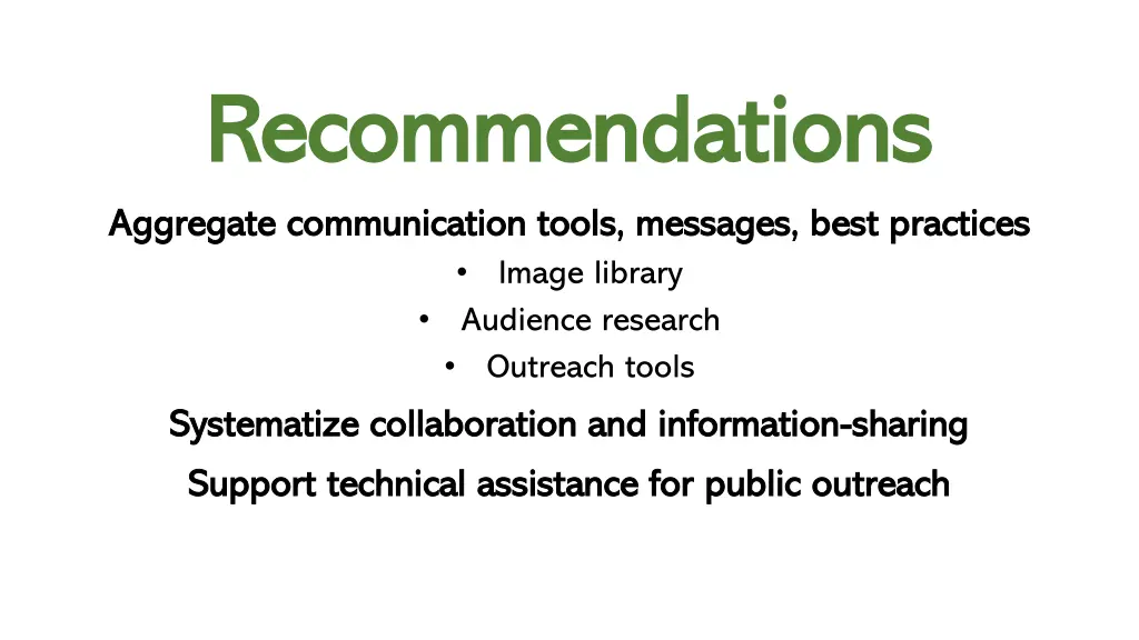 recommendations recommendations aggregate