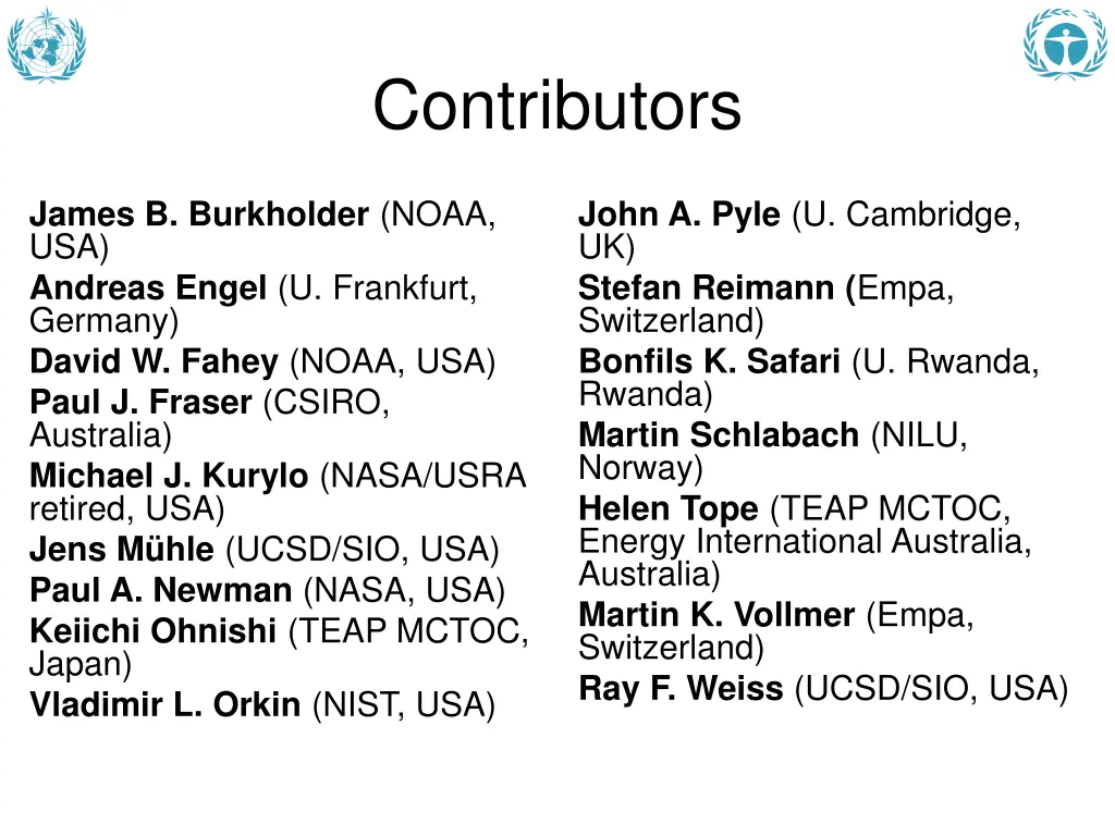 contributors