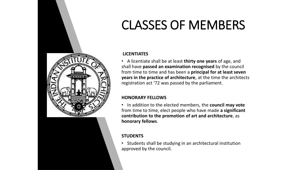 classes of members classes of members 1