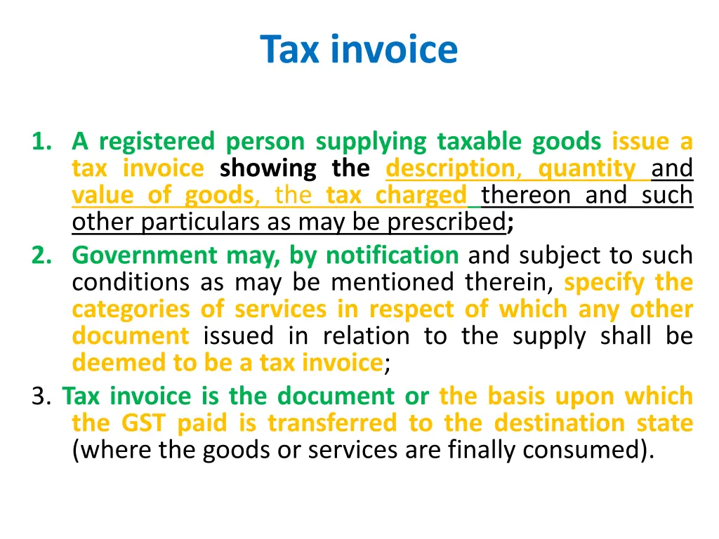 tax invoice