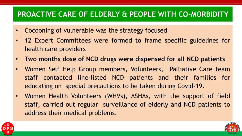 proactive care of elderly people with co morbidity