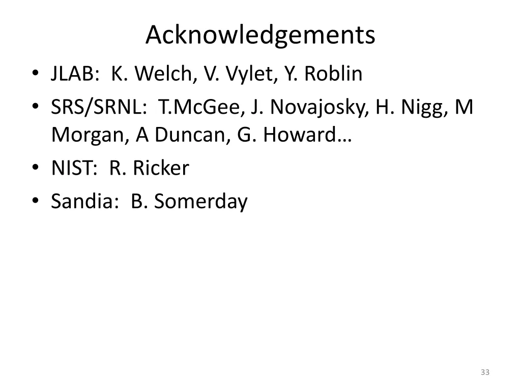 acknowledgements jlab k welch v vylet y roblin