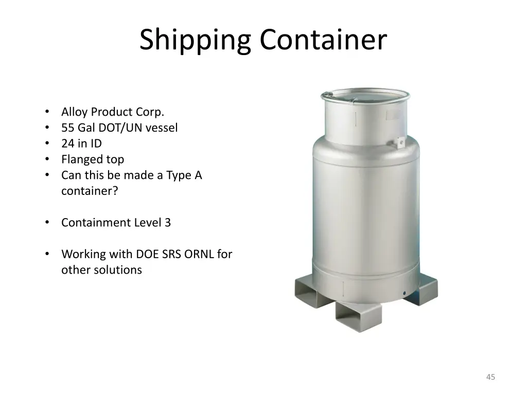 shipping container