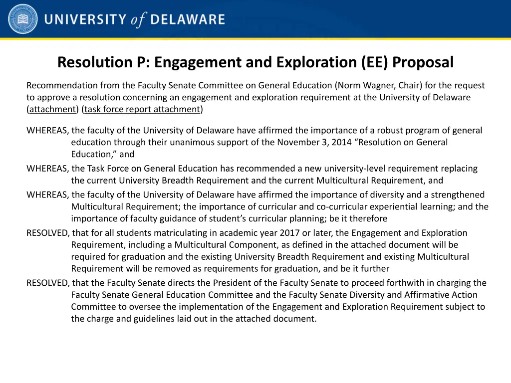 resolution p engagement and exploration