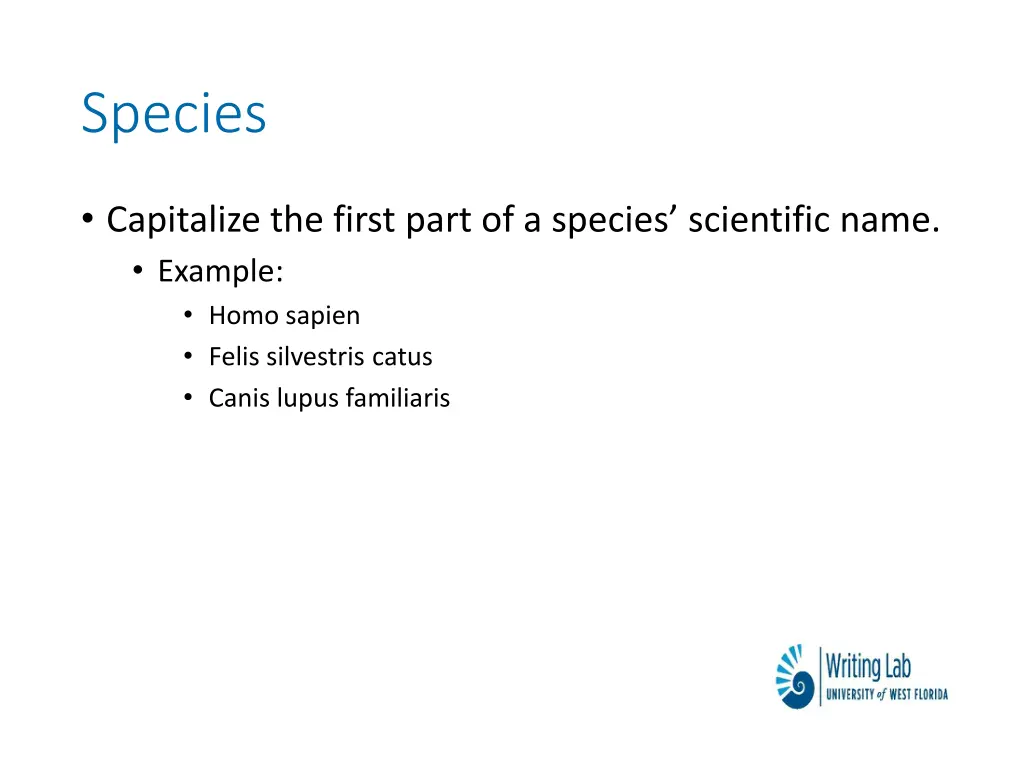 species