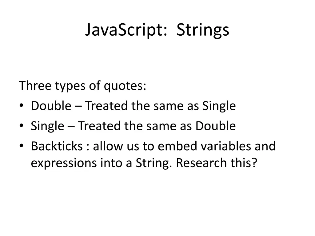 javascript strings 1