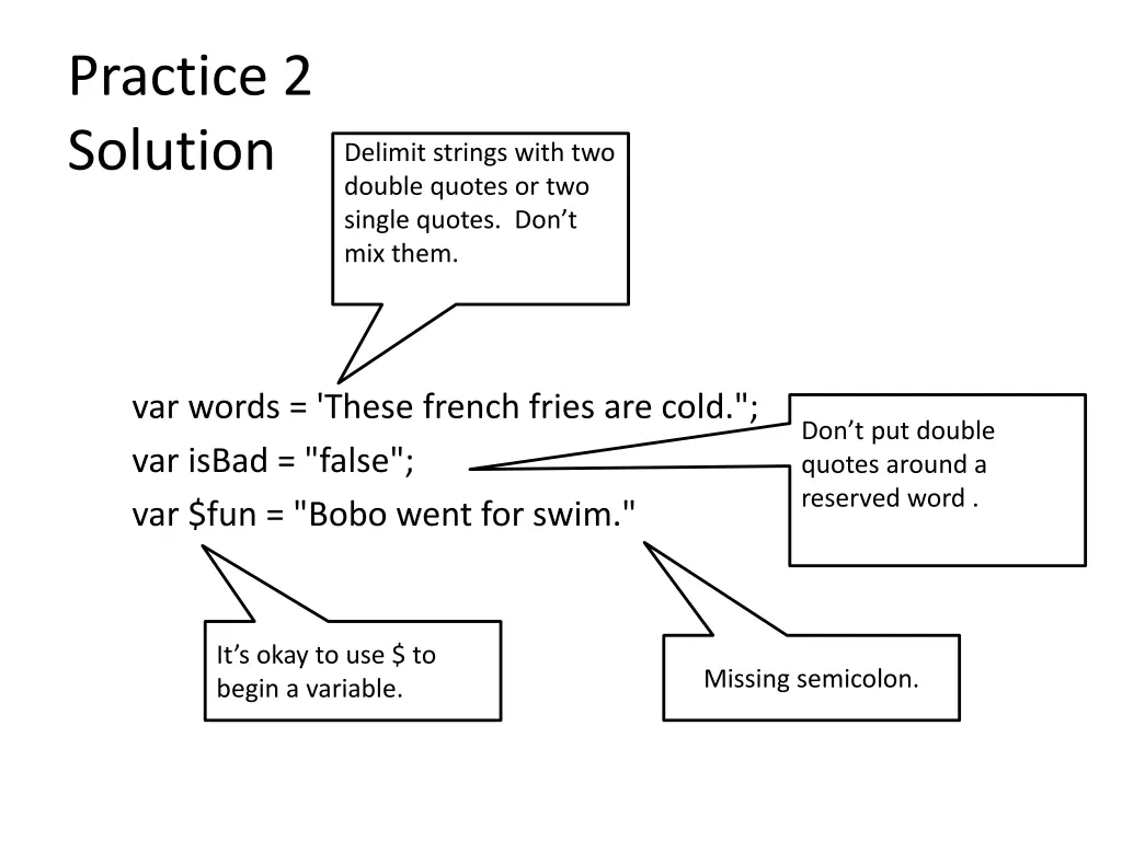 practice 2 solution