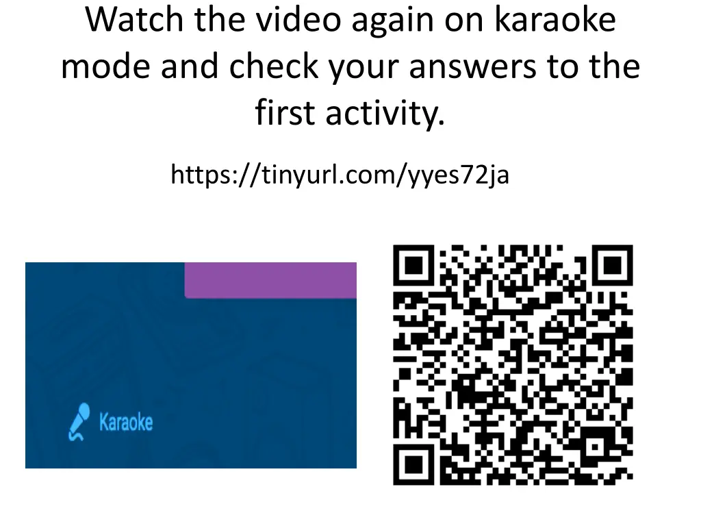 watch the video again on karaoke mode and check