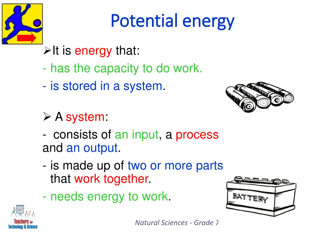 potential energy potential energy