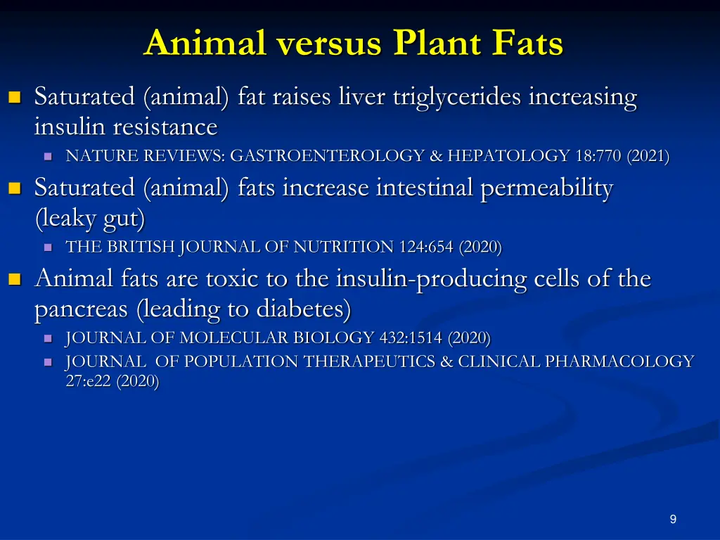 animal versus plant fats